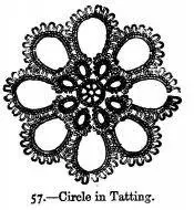 This circle is worked with fine cotton and will be very pretty for ornamenting - фото 22