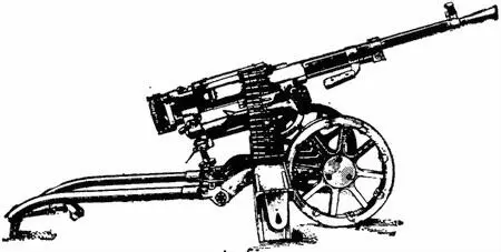 а б в г Рис 1Общий вид 762мм пулемета Горюнова - фото 1