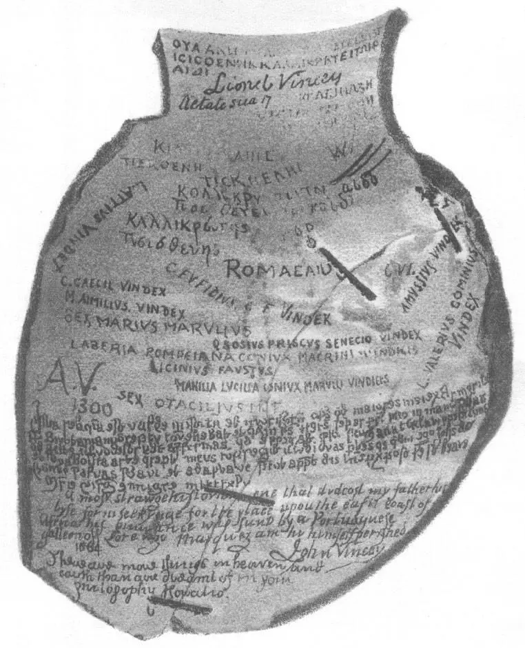 plate 2 FACSIMILE OF THE SHERD OF AMENARTAS One 12 size Is there anything - фото 2