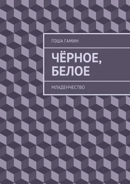 Гоша Гамин Чёрное, белое. Младенчество обложка книги