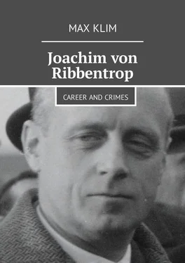 Max Klim Joachim von Ribbentrop. Career and crimes обложка книги