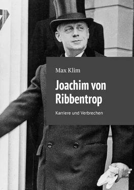 Max Klim Joachim von Ribbentrop. Karriere und Verbrechen обложка книги