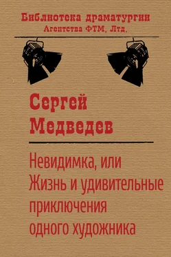 Сергей Медведев Невидимка, или Жизнь и удивительные приключения одного художника обложка книги