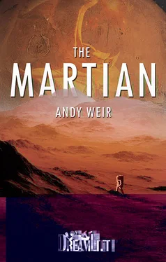 Andy Weir The Martian обложка книги