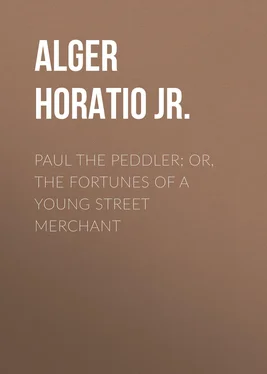 Horatio Alger Paul the Peddler; Or, The Fortunes of a Young Street Merchant обложка книги