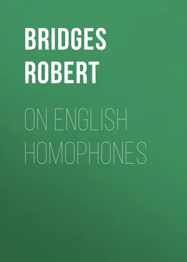 Robert Bridges On English Homophones обложка книги