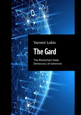 Yaromir Lukin The Gard. The Blockchain State. Democracy of tomorrow обложка книги