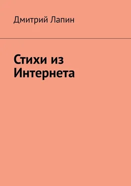 Дмитрий Лапин Стихи из Интернета обложка книги