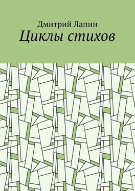 Дмитрий Лапин Циклы стихов обложка книги