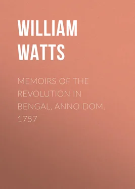 William Watts Memoirs of the Revolution in Bengal, Anno Dom. 1757