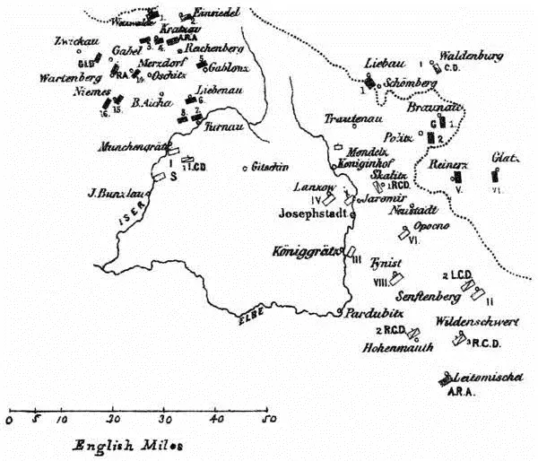 N o 4 POSITION OF BOTH ARMIES ON THE EVENING OF THE 26 TH JUNE The Austrian - фото 5