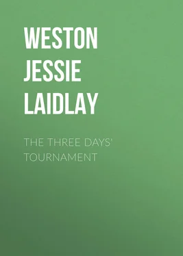 Jessie Weston The Three Days' Tournament обложка книги