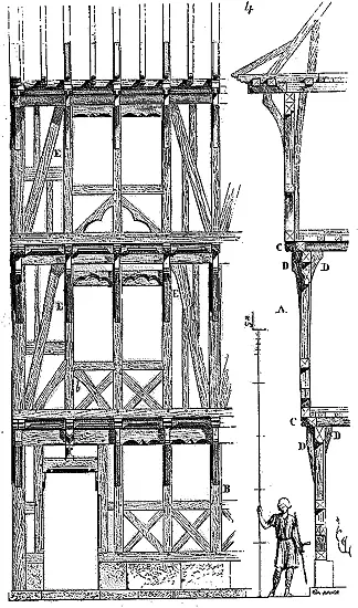 Nous traçons fig 4 un de ces pans de bois qui appartient autant quon en - фото 20
