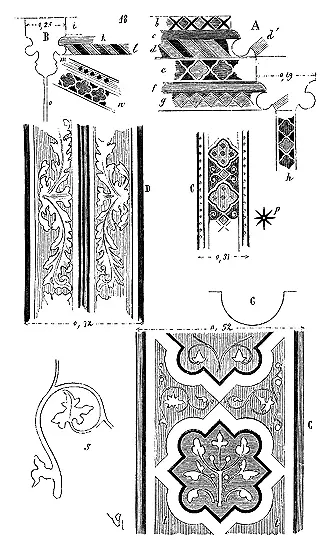 La figure 18 donne les détails de la peinture de ces voûtes En A est - фото 48