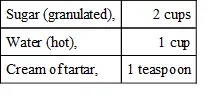 The sugar water and cream of tartar were put in the saucepan and well stirred - фото 14