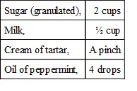 After the sugar milk and cream of tartar were put in the saucepan Betsey set - фото 25
