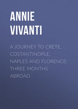 Annie Vivanti A Journey to Crete, Costantinople, Naples and Florence: Three Months Abroad обложка книги