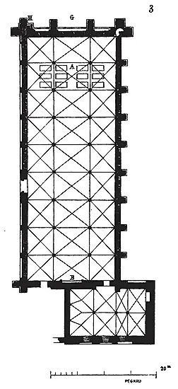 La fig 3 présente le plan de cette salle avec son annexe qui servait - фото 72