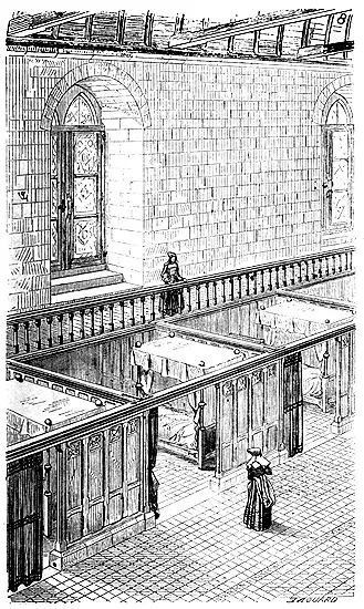 Les fenêtres de la galerie étaient garnies de vitraux en grisaille celles du - фото 77