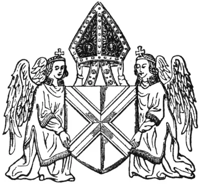 Arms of the Abbey of St Albans The supporters of the King of France were two - фото 8