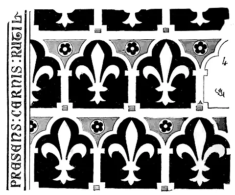 Ce dallage dont nous donnons cicontre un fragment au quart de lexécution - фото 13