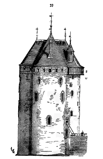 Cette élévation est prise du côté de la poterne Aujourdhui les constructions - фото 48