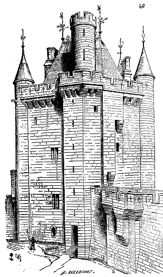 La fig 46 qui donne lélévation perspective du donjon de Véz prise de - фото 72