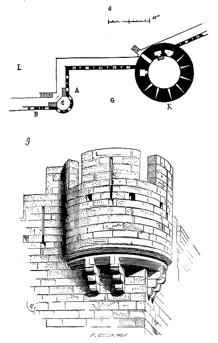 La fig 5 reproduit la vue extérieure de cette échauguette 50 50 Cette - фото 90