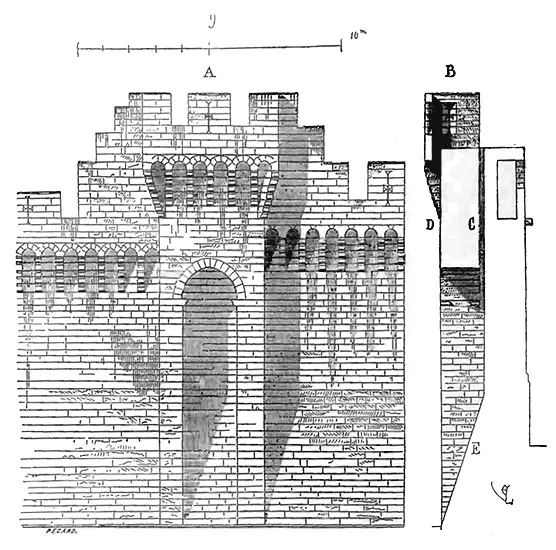 Voici 9 en A lélévation extérieure de cet ouvrage et en B sa coupe - фото 94