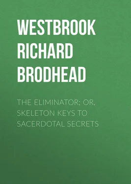 Richard Westbrook The Eliminator; or, Skeleton Keys to Sacerdotal Secrets обложка книги