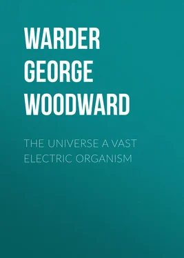 George Warder The Universe a Vast Electric Organism обложка книги