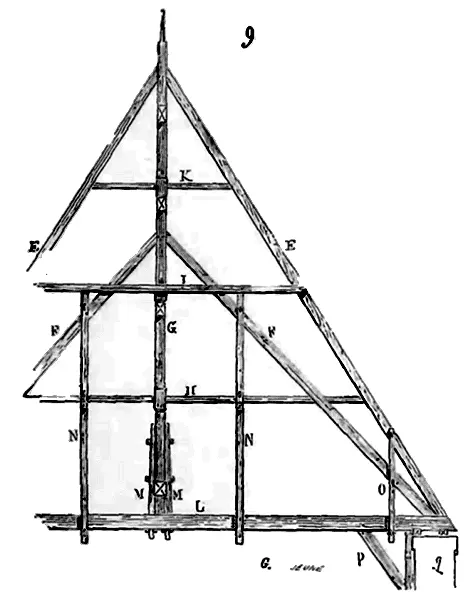 La fig 9 est lélévation de la fermemaîtresse C de croupe Dans cette - фото 8