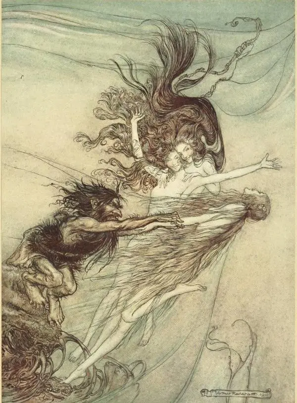 The RhineMaidens teasing Alberich ALBERICH Fiercely within me Passionate - фото 4