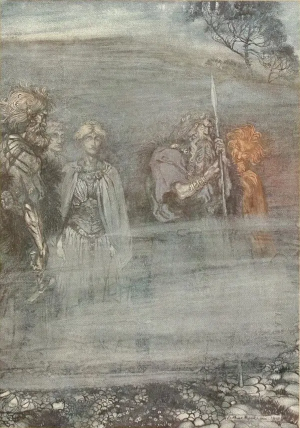 The Gods grow wan and aged at the loss of Freia DONNER My hand sinks down - фото 12