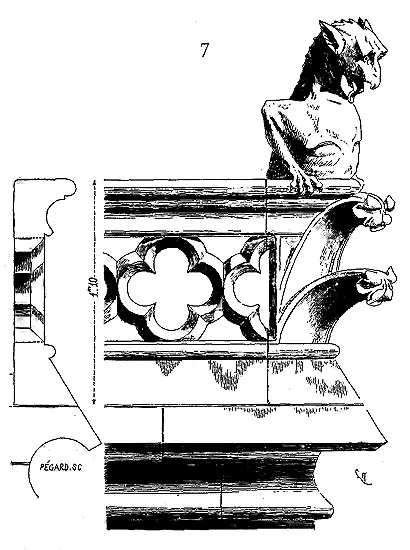 Les balustrades des grandes galeries de la façade et du sommet des deux tours - фото 60