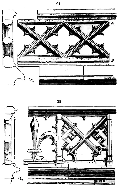 Un morceau de balustrade taillé suivant la fig 24 présentait beaucoup de - фото 80