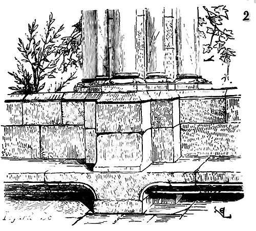 Voici 2 quelle est la disposition des bancs formant soubassement intérieur de - фото 86