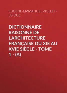 Eugène-Emmanuel Viollet-le-Duc Dictionnaire raisonné de l'architecture française du XIe au XVIe siècle - Tome 1 - (A) обложка книги