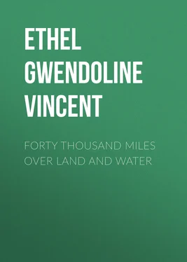 Ethel Vincent Forty Thousand Miles Over Land and Water обложка книги