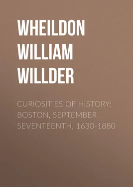 William Wheildon Curiosities of History: Boston, September Seventeenth, 1630-1880 обложка книги