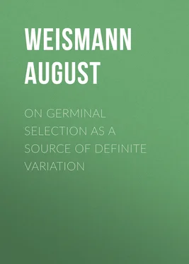 August Weismann On Germinal Selection as a Source of Definite Variation обложка книги