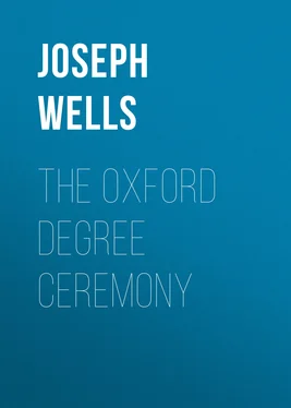 Joseph Wells The Oxford Degree Ceremony обложка книги