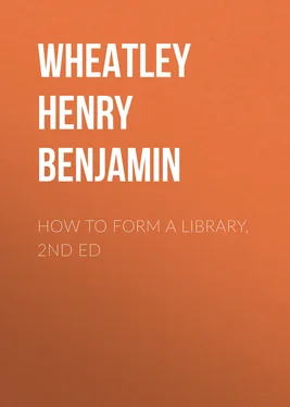 Henry Wheatley How to Form a Library, 2nd ed обложка книги