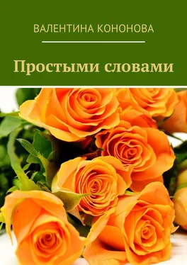 Валентина Кононова Простыми словами обложка книги