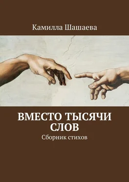 Камилла Шашаева Вместо тысячи слов. Сборник стихов обложка книги