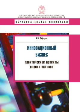 Карина Сафарян Инновационный бизнес. Практические аспекты оценки активов обложка книги