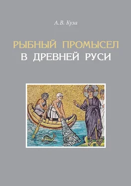 Андрей Куза Рыбный промысел в Древней Руси обложка книги