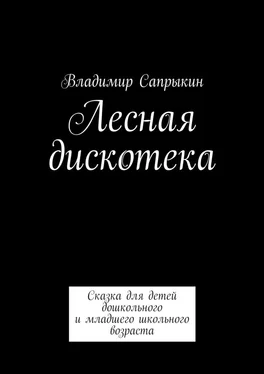 Владимир Сапрыкин Лесная дискотека. Сказка для детей дошкольного и младшего школьного возраста обложка книги