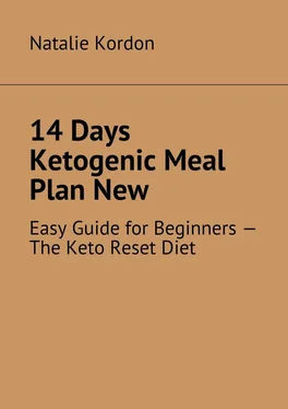 Natalie Kordon 14 Days Ketogenic Meal Plan New. Easy Guide for Beginners – The Keto Reset Diet обложка книги