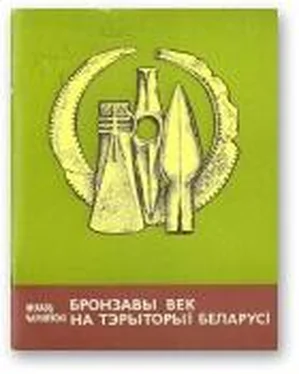 Міхась Чарняўскі Бронзавы век нa тэpытopыі Беларусі обложка книги